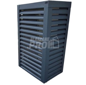 Osłona pompy ciepła 90x50x180 cm antracyt GP326