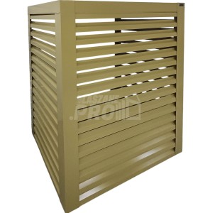 Osłona pompy ciepła 90x40x140 cm żółty Zabudowa GP502