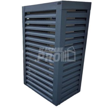 Osłona pompy ciepła 90x50x180 cm antracyt GP326