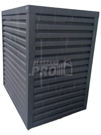 Osłona pompy ciepła 80x50x180 cm antracyt GP319
