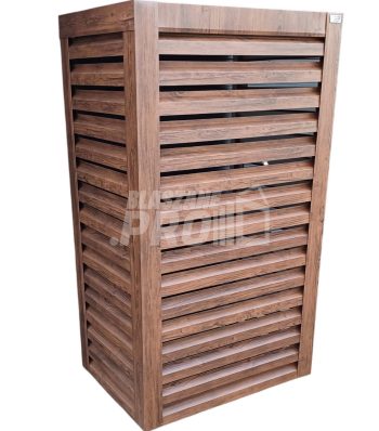 Osłona pompy ciepła 70x40x190 cm ciemny orzech GP316