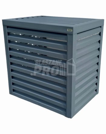 Osłona klimatyzatora - pompy ciepła 80x50x130 cm antracyt GP299