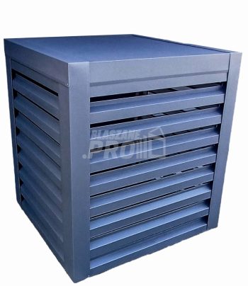 Osłona Klimatyzatora Pompy Ciepła 90x50x100 Antracyt - Zabudowa Klimatyzacji GP498