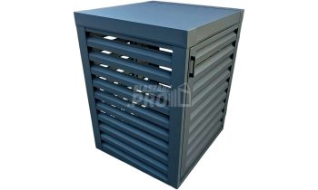 Osłona pompy ciepła 70x70x110 cm antracyt Zabudowa GP501