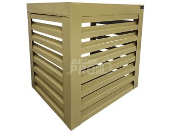 Osłona pompy ciepła 90x80x90 cm żółty Zabudowa GP503