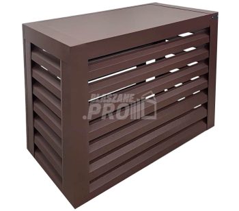 Osłona klimatyzatora - pompy ciepła 90x40x80 cm Ciemny brąz - Zabudowa GP535
