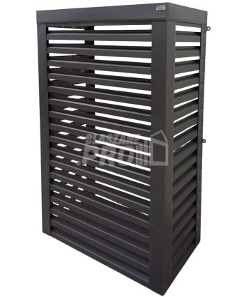 Osłona pompy ciepła 100x50x210 cm antracyt GP542