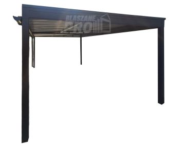 Wiata samochodowa - Carport 3x6m - dach spad w bok - ukryty spadek GP720
